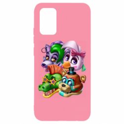 Чехол для Samsung A02s/M02s Персонажи FNAF - PrintSalon