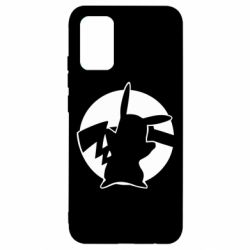 Чехол для Samsung A02s/M02s Pikachu silhouette - PrintSalon