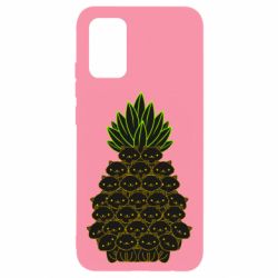 Чехол для Samsung A02s/M02s Pineapple cat - PrintSalon