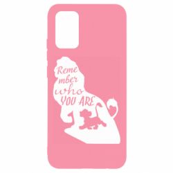 Чехол для Samsung A02s/M02s Remember who you are - PrintSalon