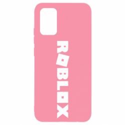 Чехол для Samsung A02s/M02s Roblox inscription - PrintSalon