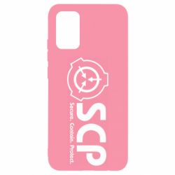 Чохол для Samsung A02s/M02s SCP logo text - PrintSalon