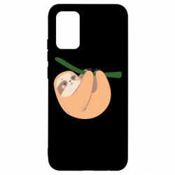 Чехол для Samsung A02s/M02s Sloth on a branch - PrintSalon