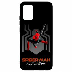 Чехол для Samsung A02s/M02s Spiderman No Way Home web - PrintSalon