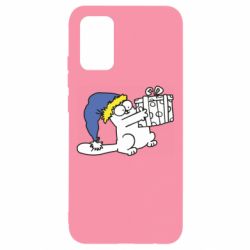 Чехол для Samsung A02s/M02s Украинский кот саймона с подарком - PrintSalon