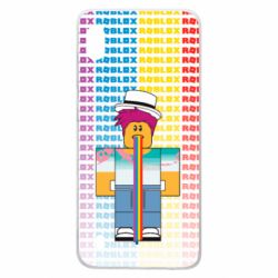 Чехол для Samsung A10 3D Roblox Rainbow - PrintSalon