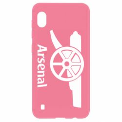 Чехол для Samsung A10 Arsenal simple logo - PrintSalon