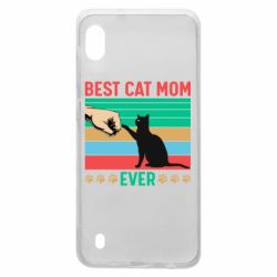 Чехол для Samsung A10 Best cat mom ever - PrintSalon