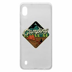 Чехол для Samsung A10 Camping and forest