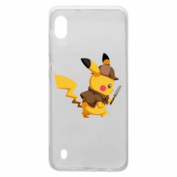 Чехол для Samsung A10 Cute Detective Pikachu - PrintSalon