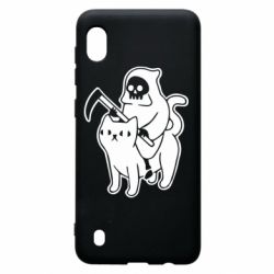 Чохол для Samsung A10 Death and cat - PrintSalon