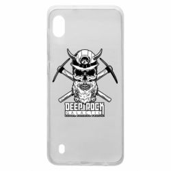 Чехол для Samsung A10 Deep Rock Galactic skull - PrintSalon