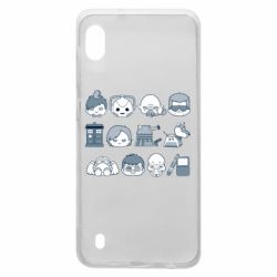 Чехол для Samsung A10 Doctor who icons - PrintSalon