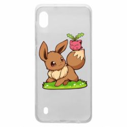 Чехол для Samsung A10 Eevee with Hoppip