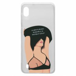 Чехол для Samsung A10 Gentleman Is Simply A Patient Wolf - PrintSalon