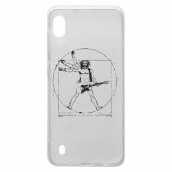 Чехол для Samsung A10 Guitarist Da Vinci