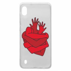 Чехол для Samsung A10 Heart out of hands - PrintSalon
