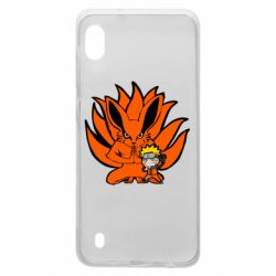 Чехол для Samsung A10 Kurama And Naruto - PrintSalon
