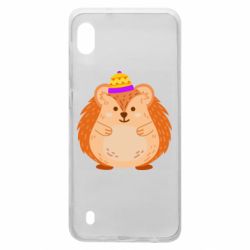 Чехол для Samsung A10 Little hedgehog in a hat - PrintSalon