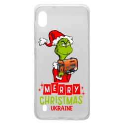 Чехол для Samsung A10 Merry Christmas Ukraine-Grinch and Generator