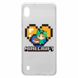 Чохол для Samsung A10 Minecraft Girl - PrintSalon