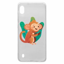 Чехол для Samsung A10 Monkey. Fuck You - PrintSalon