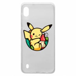 Чехол для Samsung A10 Pikachu with ketchup