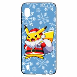 Чохол для Samsung A10 Santa Claus Pikachu - PrintSalon