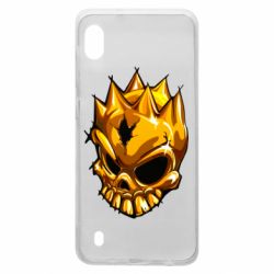 Чехол для Samsung A10 Standoff - Gold Skull - PrintSalon