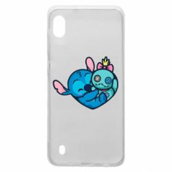 Чехол для Samsung A10 Стич с куклой