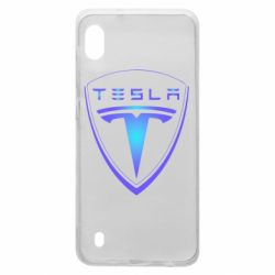 Чехол для Samsung A10 Tesla logo gradient - PrintSalon