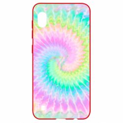 Чехол для Samsung A10 Tie dye spiral