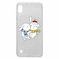 Чехол для Samsung A10 Зайцы - PrintSalon