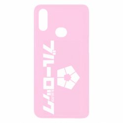 Чехол для Samsung A10s Blue Lock logo