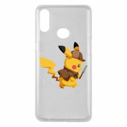 Чохол для Samsung A10s Cute Detective Pikachu