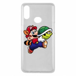 Чехол для Samsung A10s Cute Mario with turtle - PrintSalon