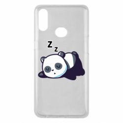 Чехол для Samsung A10s Cute panda sleeping - PrintSalon
