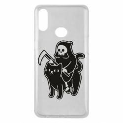 Чохол для Samsung A10s Death and cat - PrintSalon