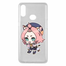 Чехол для Samsung A10s Genshin Impact chibi Diona - PrintSalon