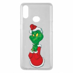 Чехол для Samsung A10s Гринч потирает руки - PrintSalon