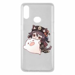 Чехол для Samsung A10s Hu Tao cat - PrintSalon