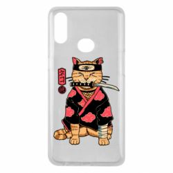 Чехол для Samsung A10s Japanese Akatsuki cat - PrintSalon