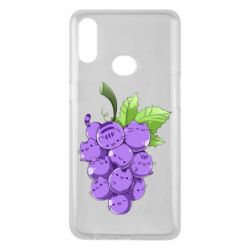 Чехол для Samsung A10s Кот-виноград - PrintSalon