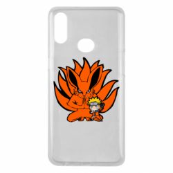 Чехол для Samsung A10s Kurama And Naruto - PrintSalon