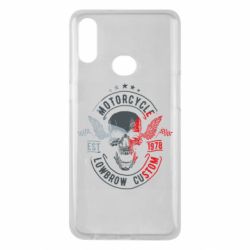 Чехол для Samsung A10s Moto skull - PrintSalon