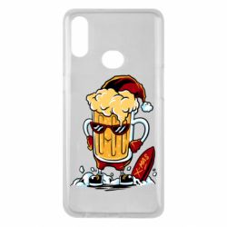 Чехол для Samsung A10s New Year's beer - PrintSalon