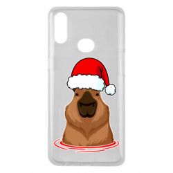 Чехол для Samsung A10s Новогодняя капибара - PrintSalon