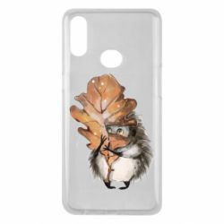 Чехол для Samsung A10s Осенний ежик - PrintSalon