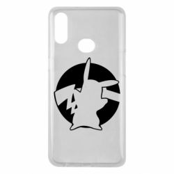 Чехол для Samsung A10s Pikachu silhouette - PrintSalon