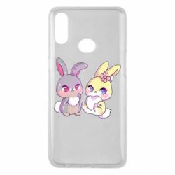 Чехол для Samsung A10s Rabbits In Love - PrintSalon